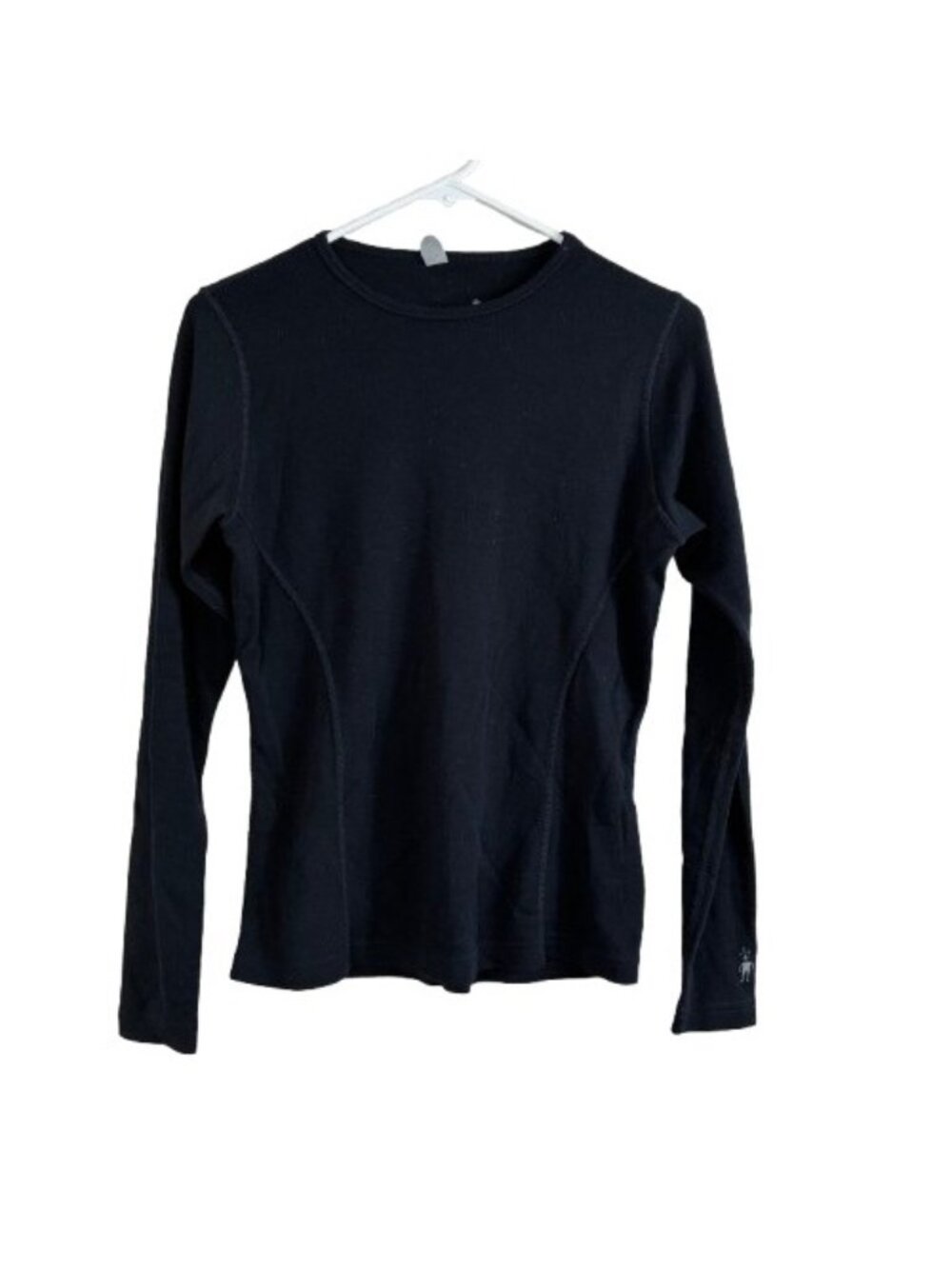 Smartwool 2008 Archive Black 100% Merino Wool Base Layer Top L Womens